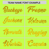 Custom Kelly Green Sequined Tops Athletic Basketball Jersey