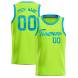 Custom Kelly Green Sequined Tops Athletic Basketball Jersey