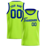 Custom Kelly Green Sequined Tops Athletic Basketball Jersey