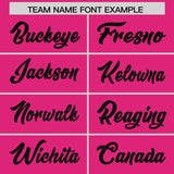 Custom Pink Sequined Tops Athletic Basketball Jersey