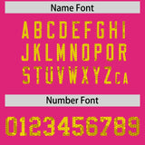 Custom Pink Sequined Tops Athletic Basketball Jersey