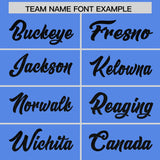 Custom Powder Blue Sequined Tops Athletic Basketball Jersey