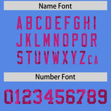 Custom Powder Blue Sequined Tops Athletic Basketball Jersey