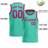 Custom Bright Green Sequined Tops Athletic Basketball Jersey