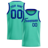 Custom Bright Green Sequined Tops Athletic Basketball Jersey
