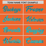 Custom Orange Sequined Tops Athletic Basketball Jersey