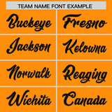 Custom Orange Sequined Tops Athletic Basketball Jersey