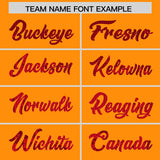 Custom Orange Sequined Tops Athletic Basketball Jersey