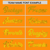 Custom Orange Sequined Tops Athletic Basketball Jersey