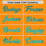 Custom Orange Sequined Tops Athletic Basketball Jersey