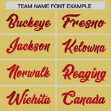 Custom Old Gold Sequined Tops Athletic Basketball Jersey