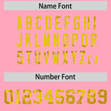 Custom Light Pink Sequined Tops Athletic Basketball Jersey