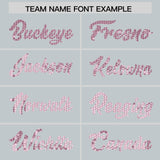 Custom Silver Sequined Tops Athletic Basketball Jersey