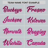 Custom Silver Sequined Tops Athletic Basketball Jersey