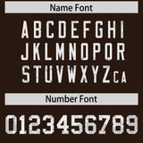 Custom Brown Sequined Tops Athletic Basketball Jersey