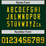 Custom Hunter Green Sequined Tops Athletic Basketball Jersey