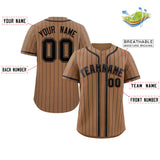 Custom Stripe Fashion Design Add Team Name Number Full Button College Baseball Jersey