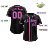 Custom Stripe Fashion Design Add Team Name Number Full Button College Baseball Jersey