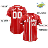Custom Stripe Fashion Design Add Team Name Number Full Button College Baseball Jersey