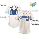 Custom Stripe Fashion Design Full Button Baseball Jersey Add Team Name Number