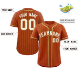 Custom Stripe Fashion Design Full Button Baseball Jersey Add Team Name Number