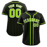 Custom Stripe Fashion Design Full Button Baseball Jersey Add Team Name Number