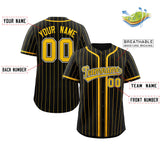 Custom Stripe Fashion Personalized Full Button Add Team Name Number Baseball Jersey Sportwear Shirt