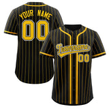 Custom Stripe Fashion Personalized Full Button Add Team Name Number Baseball Jersey Sportwear Shirt