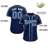 Custom Stripe Fashion Personalized Full Button Add Team Name Number Baseball Jersey Sportwear Shirt