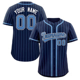 Custom Stripe Fashion Personalized Full Button Add Team Name Number Baseball Jersey Sportwear Shirt