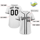 Custom Stripe Fashion Personalized Full Button Add Team Name Number Baseball Jersey Sportwear Shirt