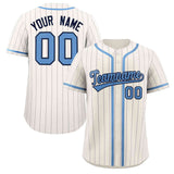 Custom Stripe Fashion Personalized Full Button Baseball Jersey Add Team Name Number