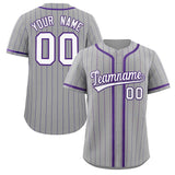 Custom Stripe Fashion Personalized Full Button Baseball Jersey Add Team Name Number