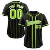 Custom Stripe Fashion Personalized Full Button Baseball Jersey Add Team Name Number