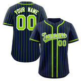 Custom Stripe Fashion Personalized Full Button Baseball Jersey Add Team Name Number