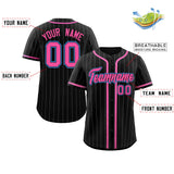 Custom Stripe Baseball Jersey Fashion Design Add Team Name Number Full Button College Sport Jersey