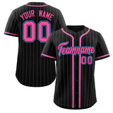 Custom Stripe Baseball Jersey Fashion Design Add Team Name Number Full Button College Sport Jersey