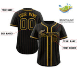 Custom Stripe Baseball Jersey Fashion Design Add Team Name Number Full Button College Sport Jersey