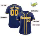 Custom Stripe Baseball Jersey Fashion Design Add Team Name Number Full Button College Sport Jersey