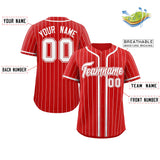 Custom Stripe Baseball Jersey Fashion Design Add Team Name Number Full Button College Sport Jersey