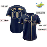 Custom Stripe Baseball Jersey Fashion Design Full Button Baseball Jersey Add Team Name Number Jersey