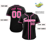Custom Stripe Baseball Jersey Fashion Design Full Button Baseball Jersey Add Team Name Number Jersey