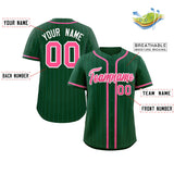 Custom Stripe Baseball Jersey Fashion Design Full Button Baseball Jersey Add Team Name Number Jersey