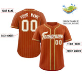 Custom Stripe Baseball Jersey Fashion Design Full Button Baseball Jersey Add Team Name Number Jersey