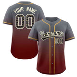 Custom Gradient Casual Baseball Jersey Personalized Ethnic Pattern Name Number for Men Women Youth