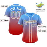 Custom Gradient Casual Baseball Jersey Personalized Ethnic Pattern Name Number for Men Women Youth