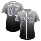 Custom Gradient Casual Baseball Jersey Personalized Ethnic Pattern Name Number for Men Women Youth