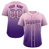 Custom Gradient Casual Baseball Jersey Personalized Ethnic Pattern Add Name Number for Men Women Youth
