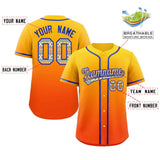 Custom Gradient Casual Baseball Jersey Personalized Ethnic Pattern Add Name Number for Men Women Youth
