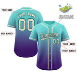 Custom Gradient Casual Baseball Jersey Personalized Ethnic Pattern Add Name Number for Men Women Youth